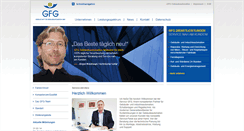 Desktop Screenshot of gfgmbh.com